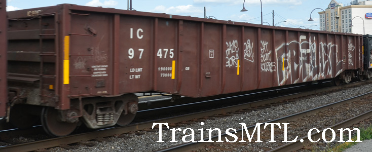 Car/wagon IC97475 left side / coté gauche
